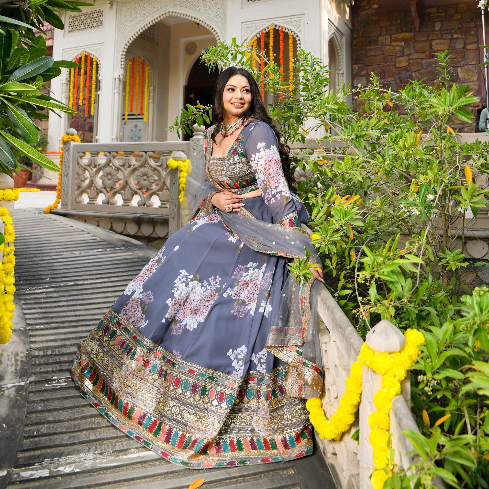 Multicolor Western Wear Ladies Indo Western Dress at Rs 30000 in Noida